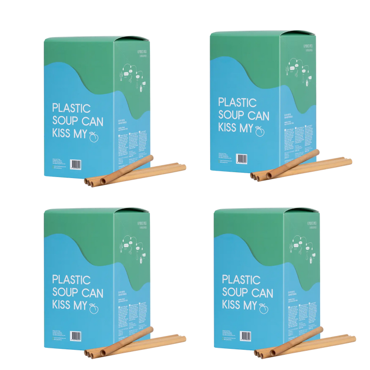 Straw by Straw eco-friendly straws 4pack 20 cm x 6-8 mm