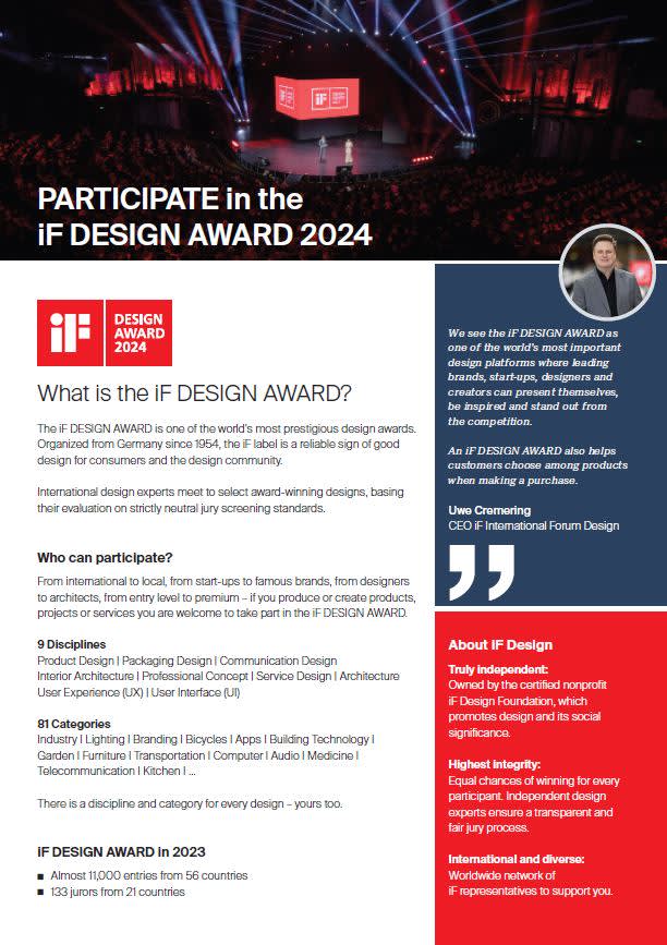 Overview iF Design Award 2024